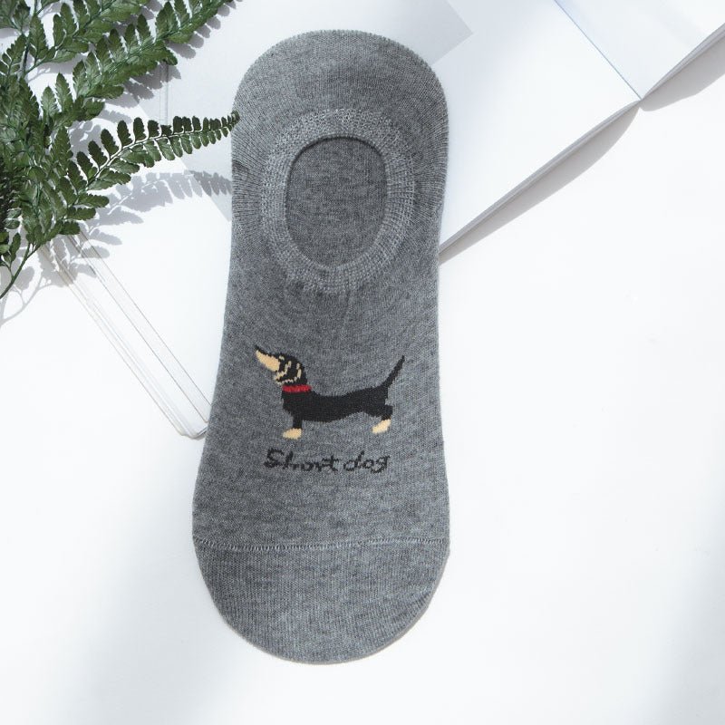 Boat Socks Men's Silicone Non - slip Invisible Boat Socks 200N Summer Invisible Short Socks - Soxipix