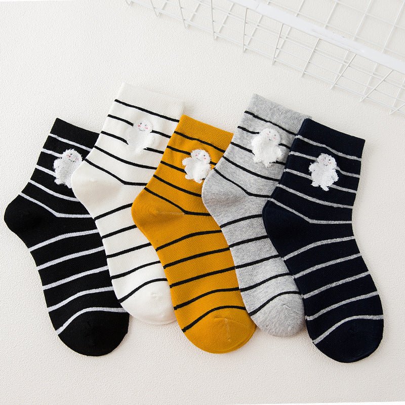 Cartoon girl long socks - Soxipix
