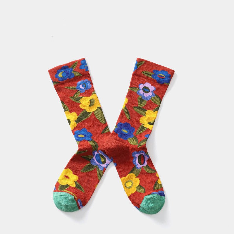Cartoon graffiti socks - Soxipix