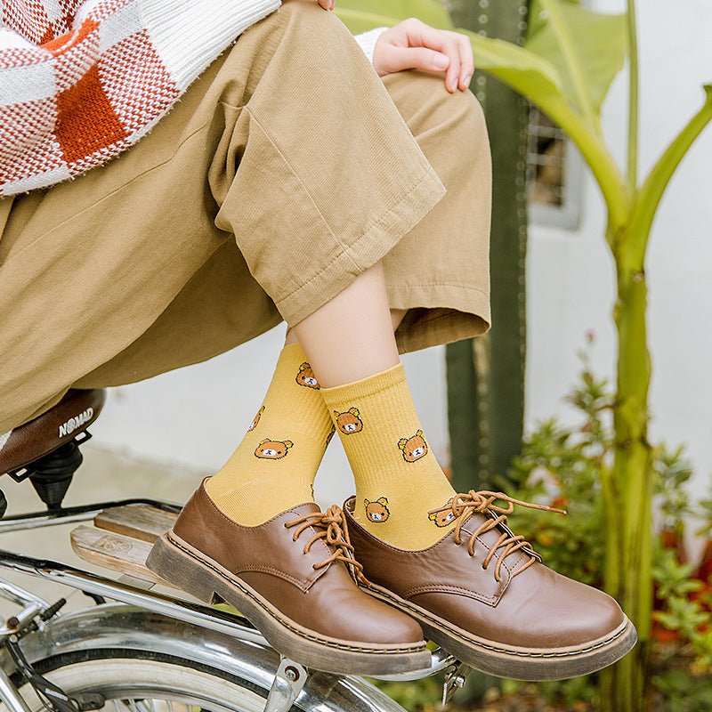 Cartoon socks women tube socks - Soxipix