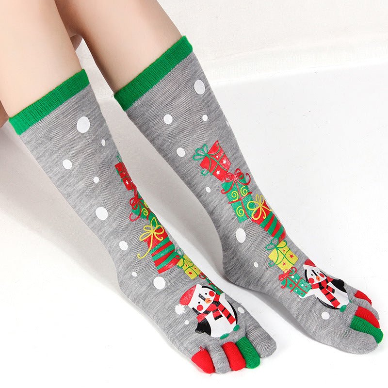 Christmas Five Finger Socks - Soxipix