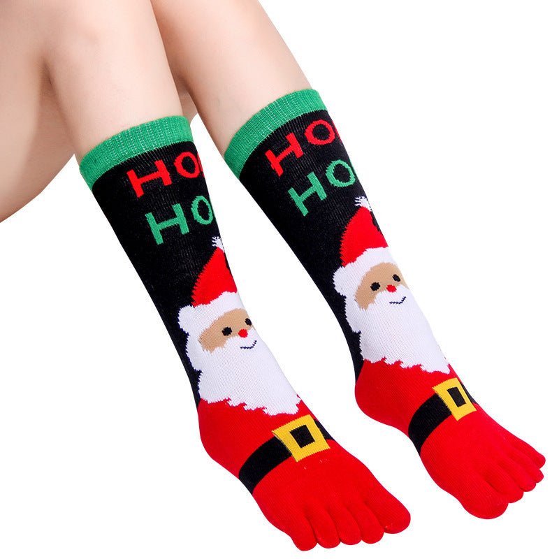 Christmas Five Finger Socks - Soxipix