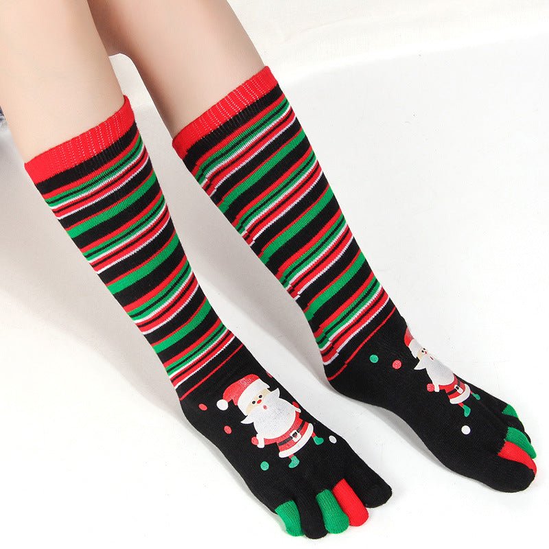 Christmas Five Finger Socks - Soxipix