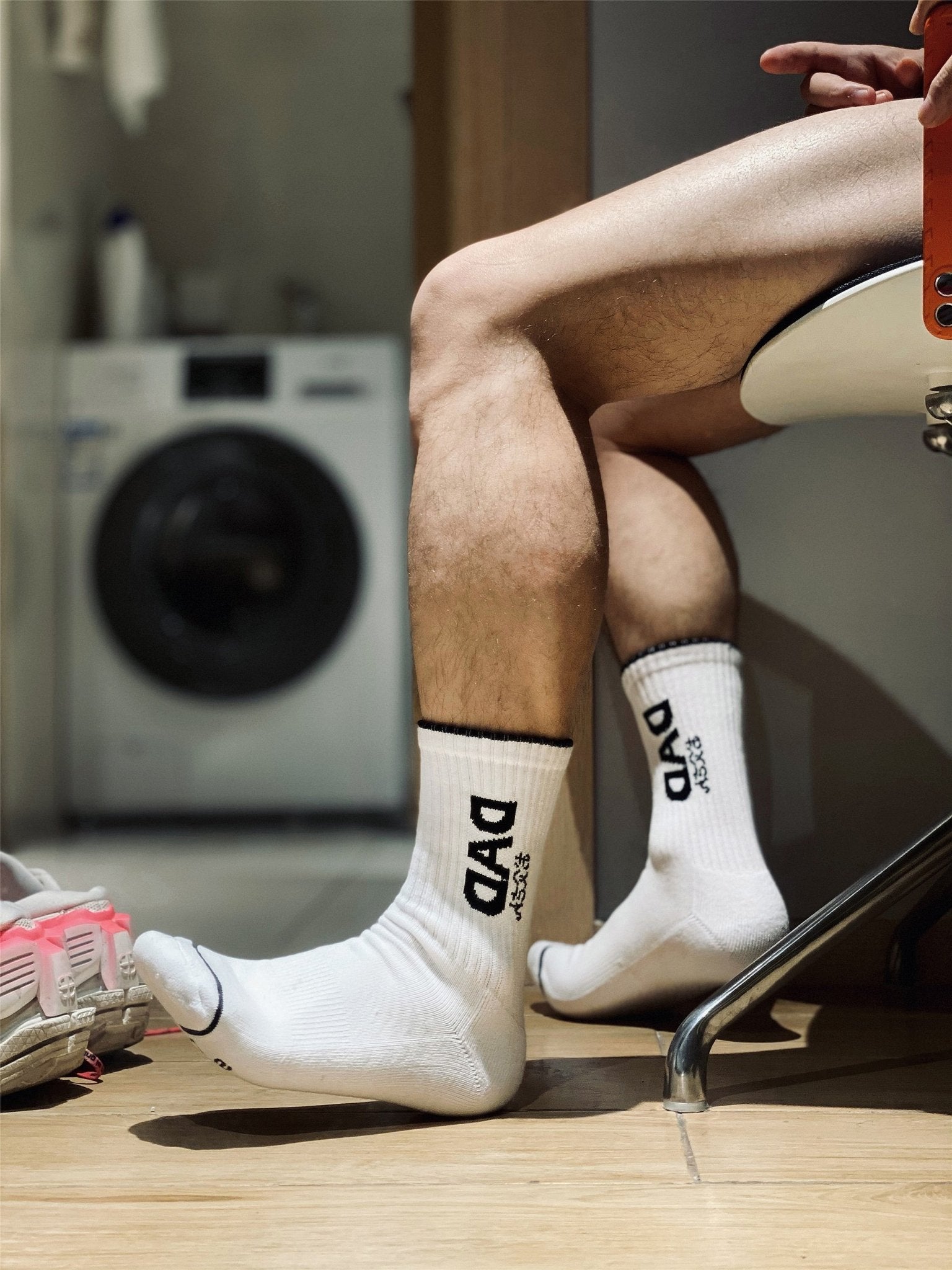 DAD letter personalized socks - Soxipix