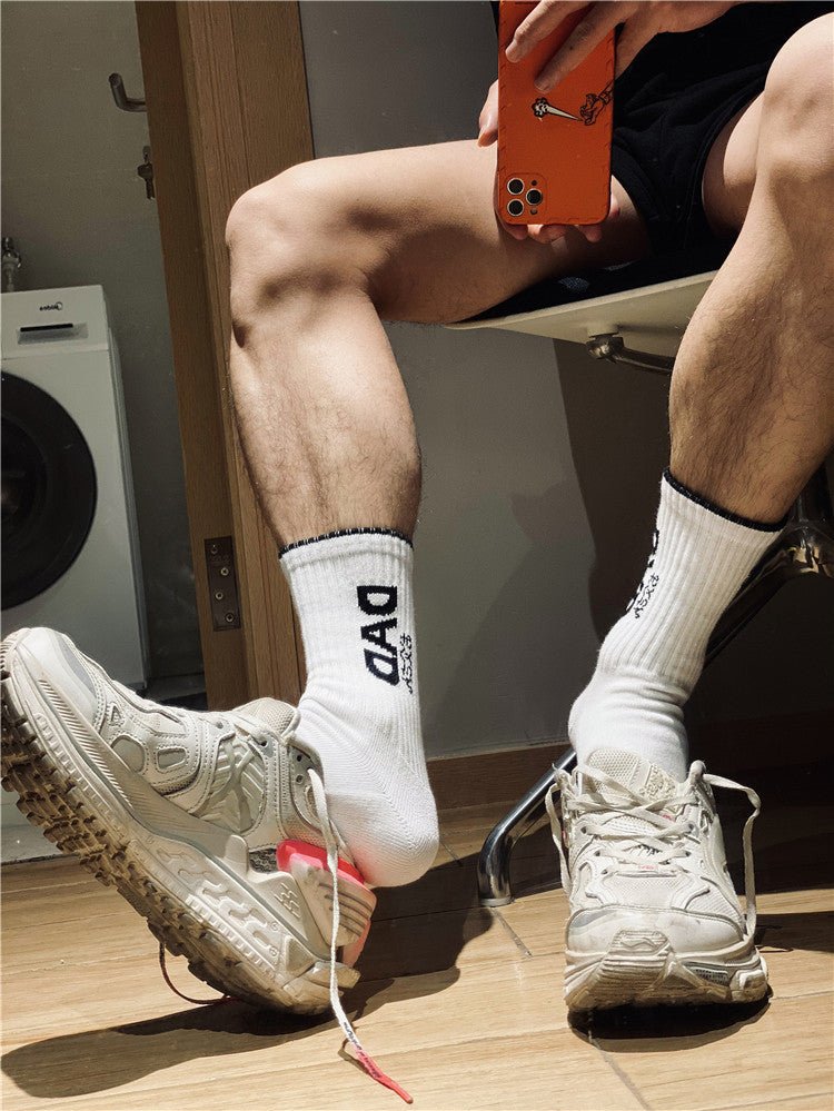DAD letter personalized socks - Soxipix