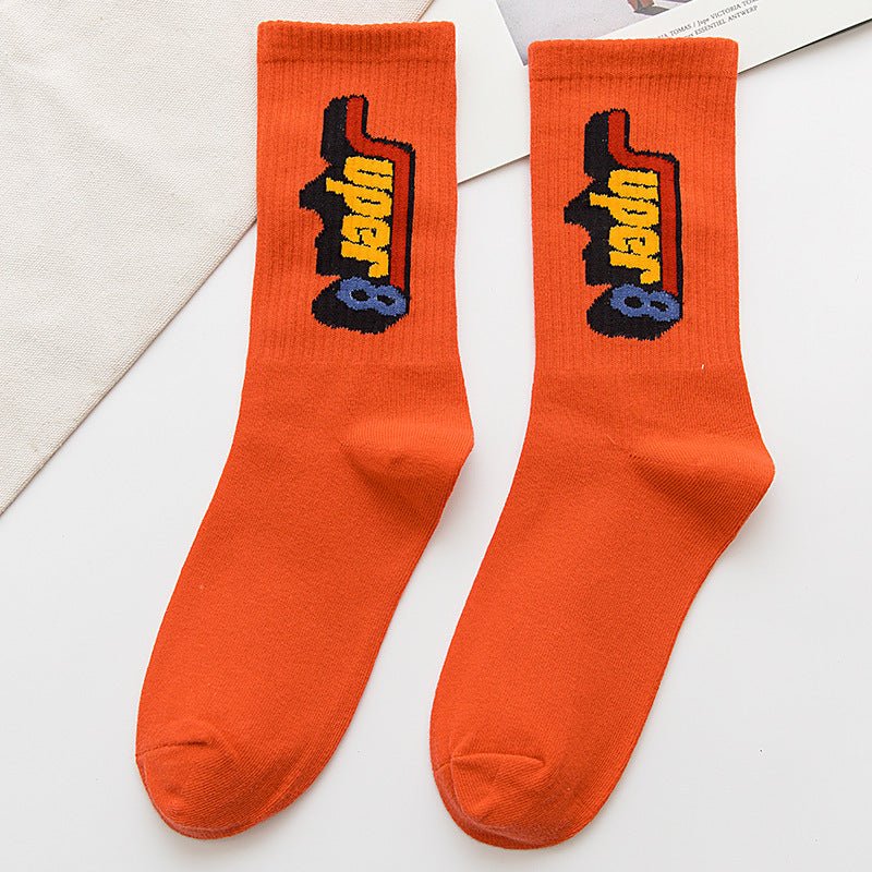 Lettered breathable tall socks - Soxipix