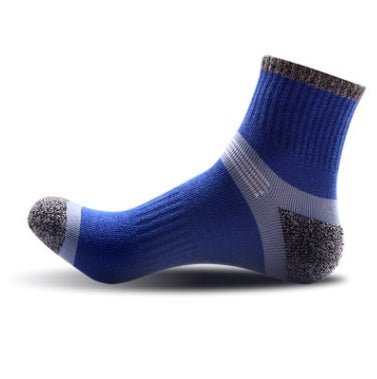 Men Socks Conventional Sports Socks Breathable Sweat Absorbing Deodorant Cotton Outdoor Men Basketball Sports Socks Outdoor - Soxipix