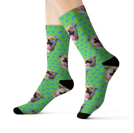 Pet head print socks - Soxipix