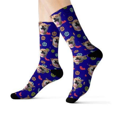 Pet head print socks - Soxipix