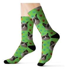 Pet head print socks - Soxipix