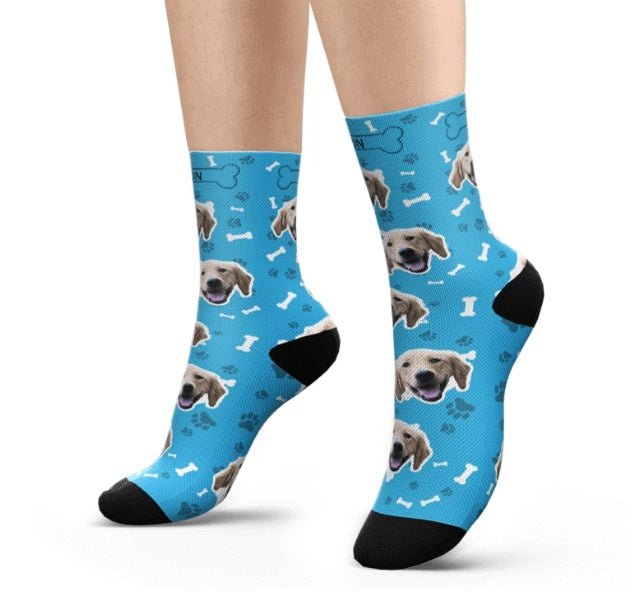 Pet head print socks - Soxipix