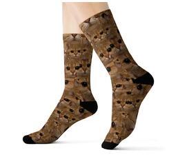 Pet head print socks - Soxipix