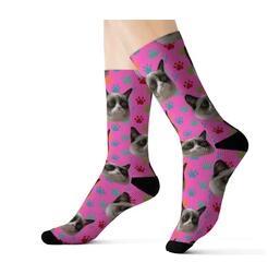 Pet head print socks - Soxipix