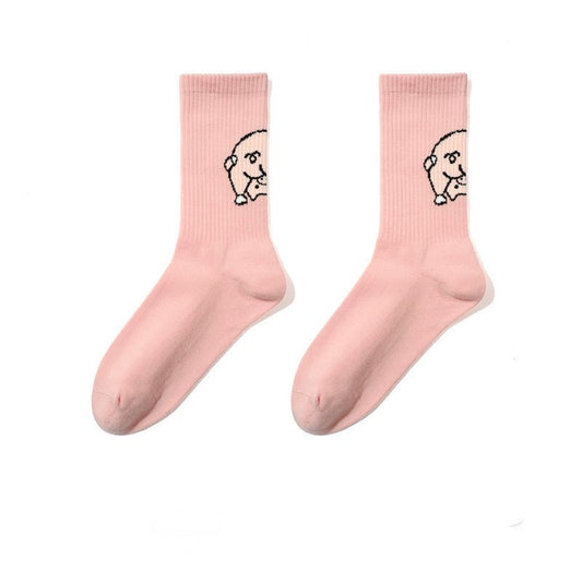 Piggy Socks Hippo Socks Casual Funny Cotton Socks - Soxipix