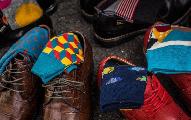 Plaid Men's Socks - Soxipix