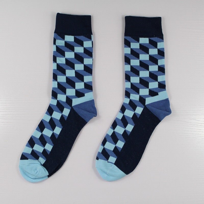 Plaid Men's Socks - Soxipix