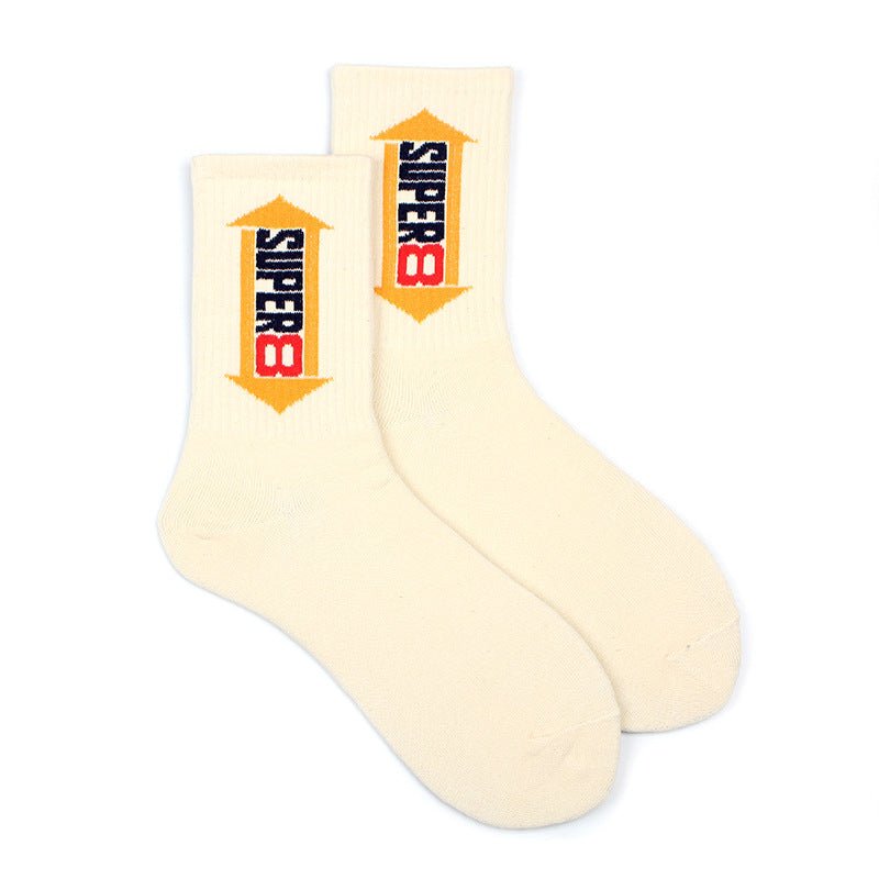 Street Men's Hip - hop Basketball Socks College Style - Soxipix