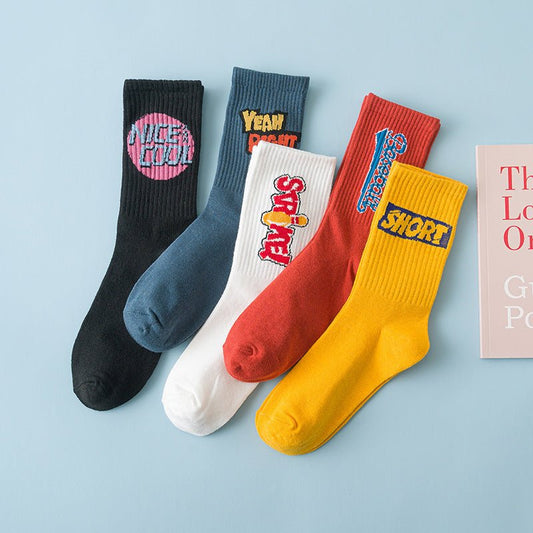 Street Men's Hip - hop Basketball Socks College Style - Soxipix