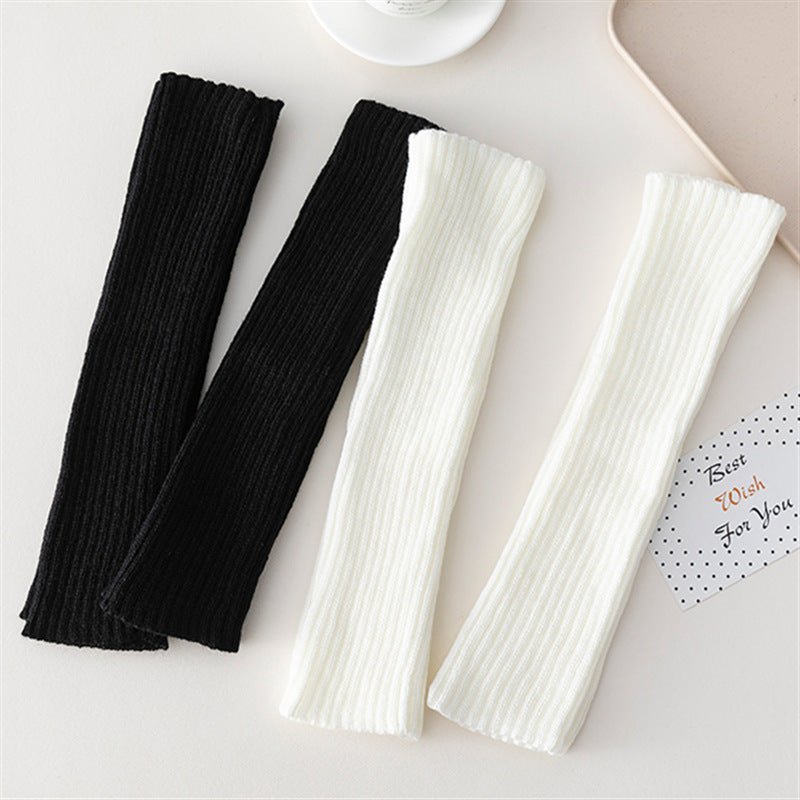 Wool Knitted Socks Leg Cover Pile Pile Socks Calf Socks Women's Mid - tube Socks - Soxipix