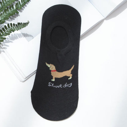 Boat Socks Men's Silicone Non - slip Invisible Boat Socks 200N Summer Invisible Short Socks - Soxipix