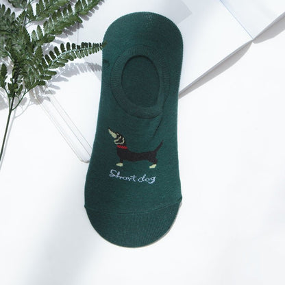 Boat Socks Men's Silicone Non - slip Invisible Boat Socks 200N Summer Invisible Short Socks - Soxipix