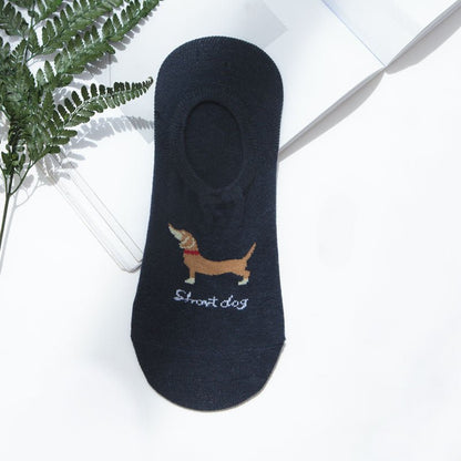 Boat Socks Men's Silicone Non - slip Invisible Boat Socks 200N Summer Invisible Short Socks - Soxipix