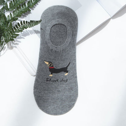 Boat Socks Men's Silicone Non - slip Invisible Boat Socks 200N Summer Invisible Short Socks - Soxipix