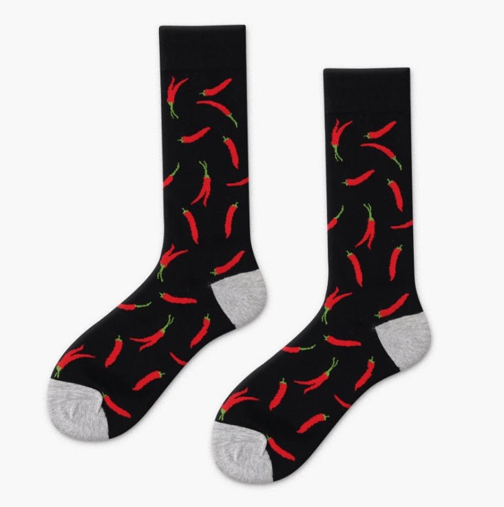 Cactus Men's Socks Fruit Creative Cotton Socks Couple Cotton Socks - Soxipix