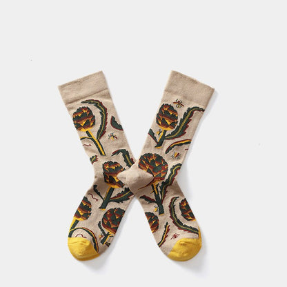 Cartoon graffiti socks - Soxipix
