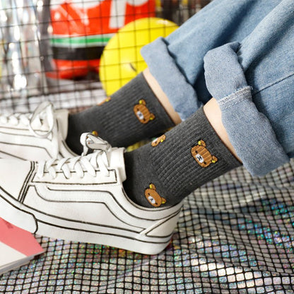 Cartoon socks women tube socks - Soxipix