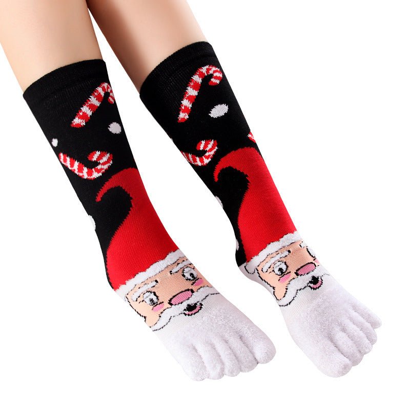 Christmas Five Finger Socks - Soxipix