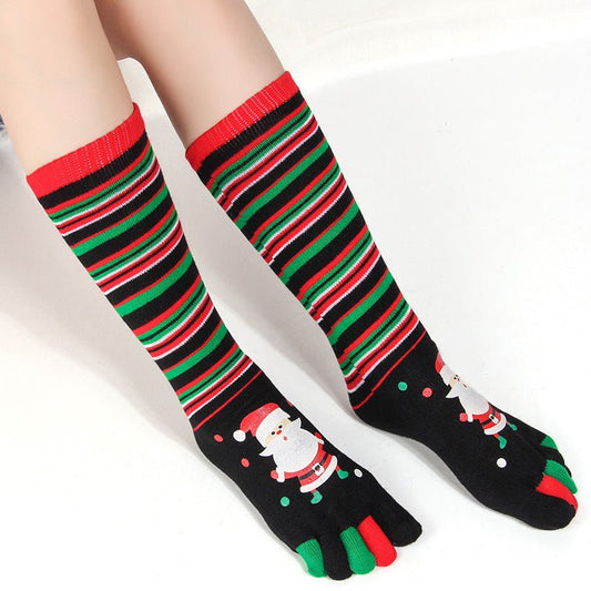 Christmas Five Finger Socks - Soxipix