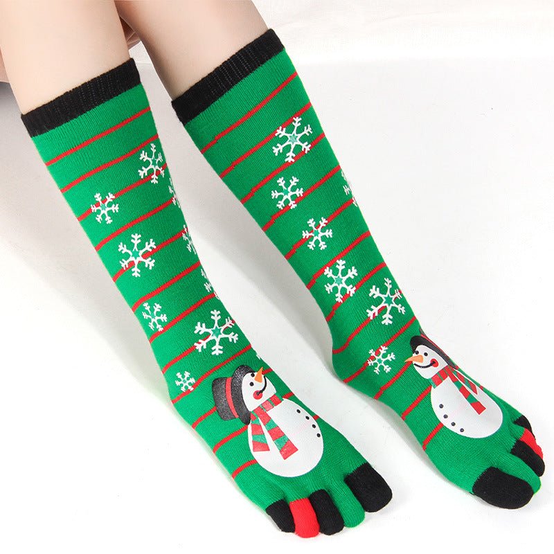 Christmas Five Finger Socks - Soxipix
