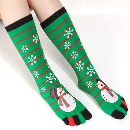 Christmas Five Finger Socks - Soxipix