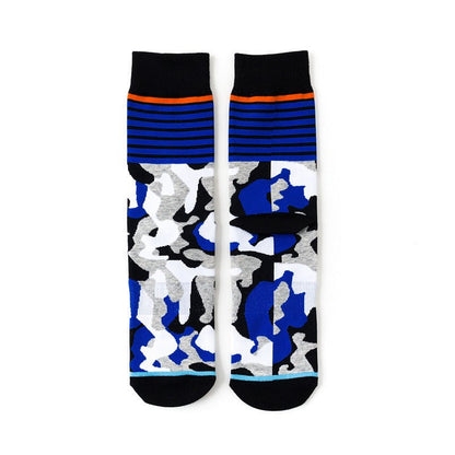 Creative Contrast Color Cotton Socks Personality Four Seasons Socks - Soxipix