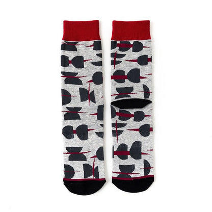 Creative Contrast Color Cotton Socks Personality Four Seasons Socks - Soxipix