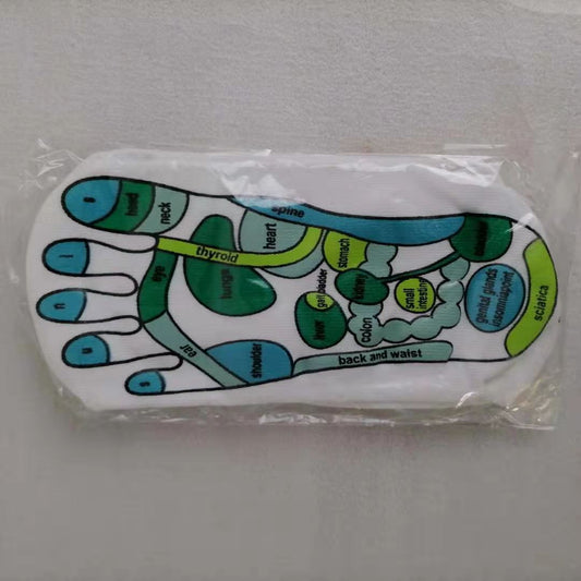 Cross - Border Socks Export All English Graphic Socks Foreign Trade Sole Acupoint Graphic Socks Scraping Board Wholesale - Soxipix