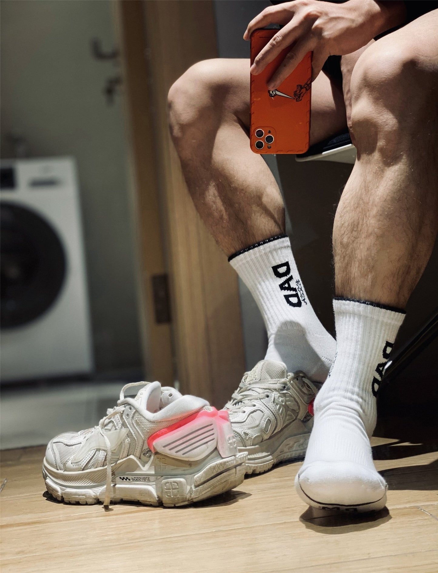DAD letter personalized socks - Soxipix