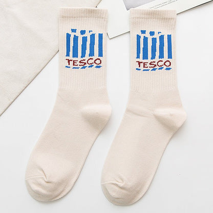Lettered breathable tall socks - Soxipix