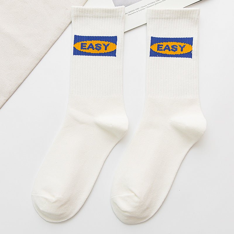 Lettered breathable tall socks - Soxipix