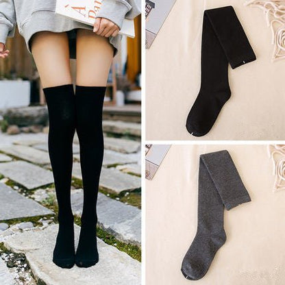 Stockings, socks, socks, socks, high socks, pure cotton, Korean version, wind, autumn and winter. - Soxipix