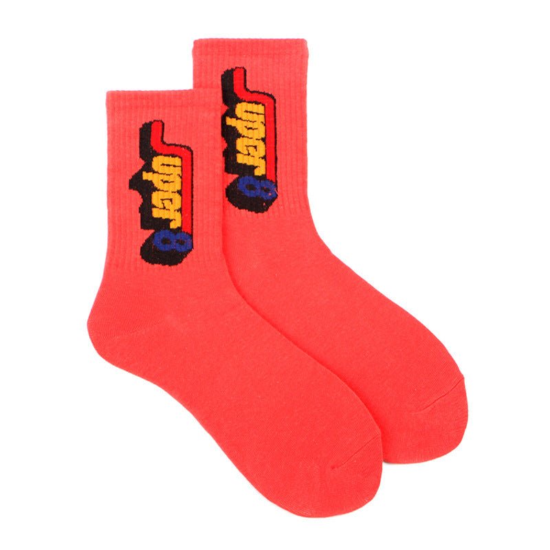 Street Men's Hip - hop Basketball Socks College Style - Soxipix