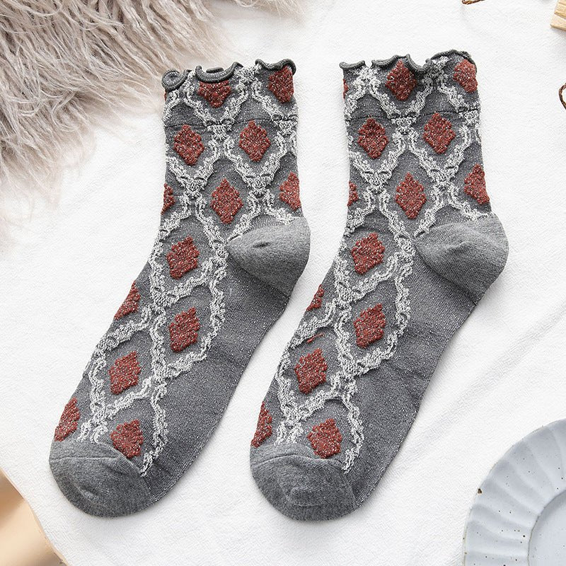 Women's socks Japanese pure cotton - Soxipix